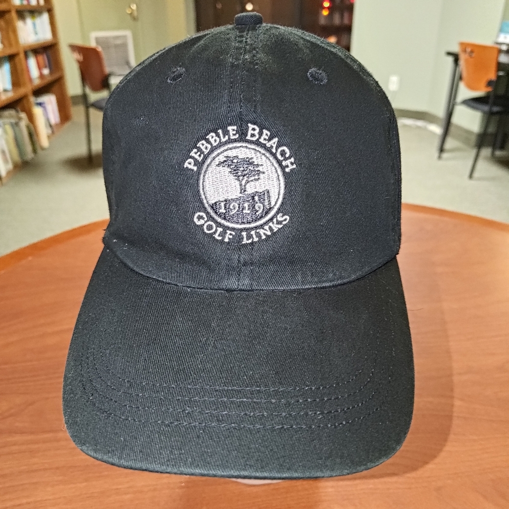 Pebble Beach Golf Links Embroidered Logo Strapback Hat Cap